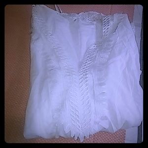 Gorgeous white cover-up junior Xlg NWOT